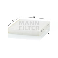 Фильтр салона MANN-FILTER CU 19 001